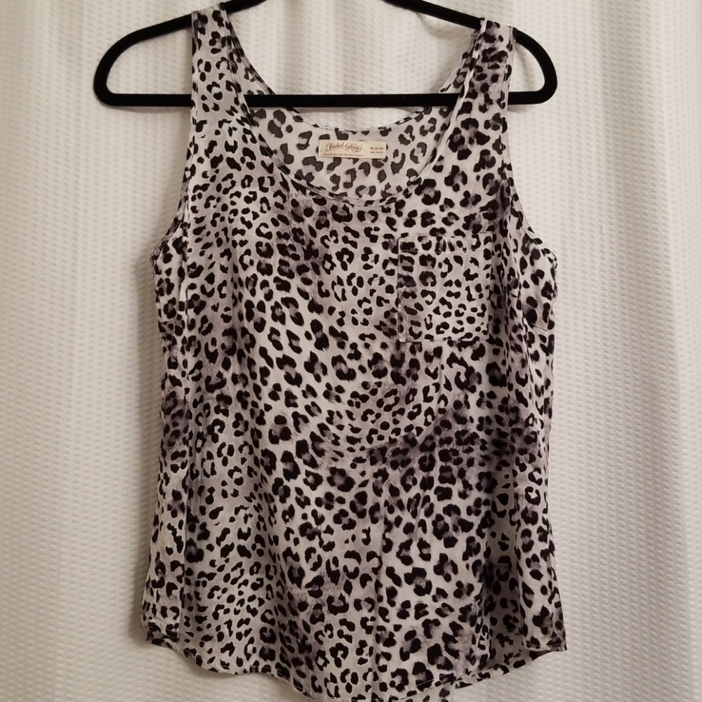 Animal Print Tank Top